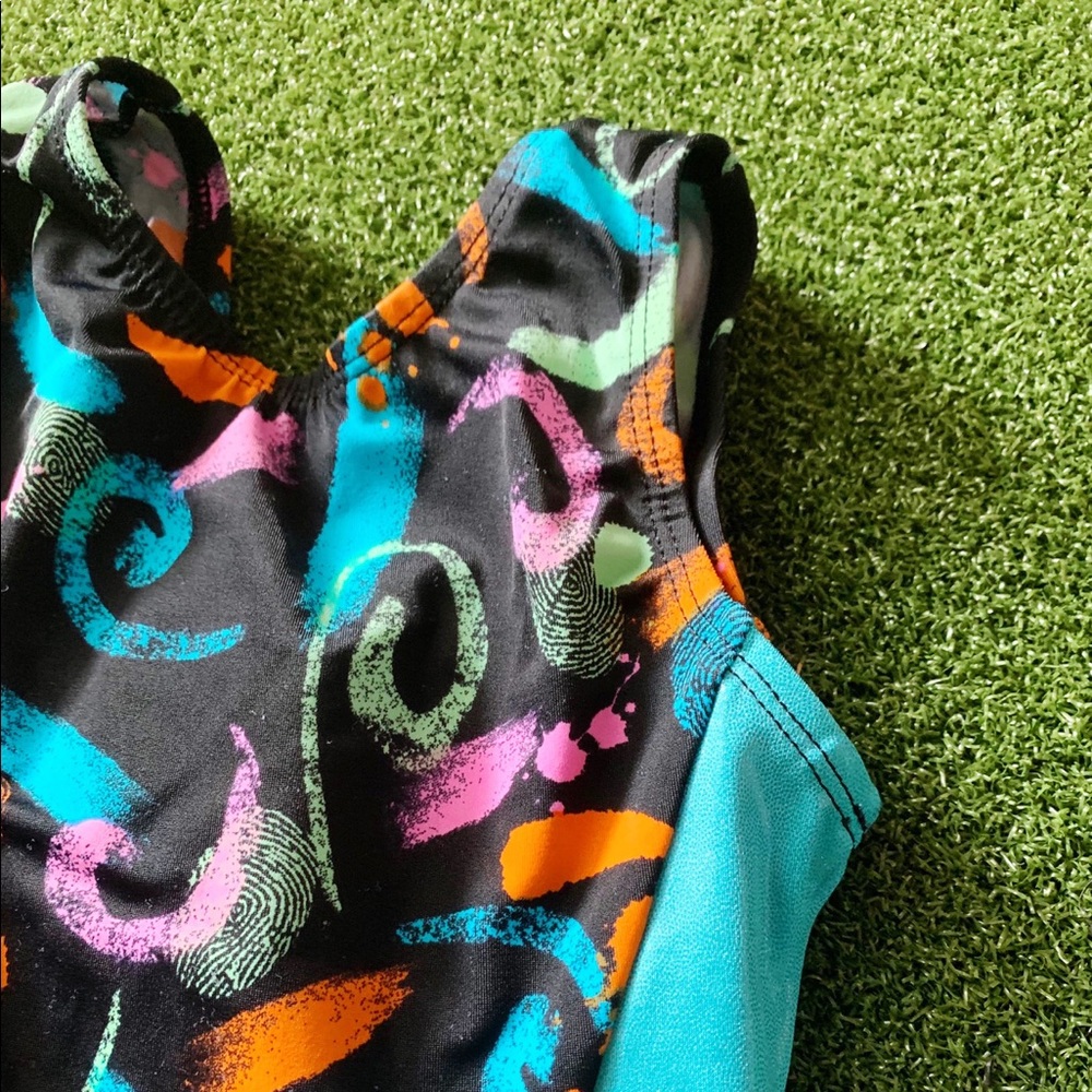 First Impressions Brush Stroke Gymnastics Leotard
